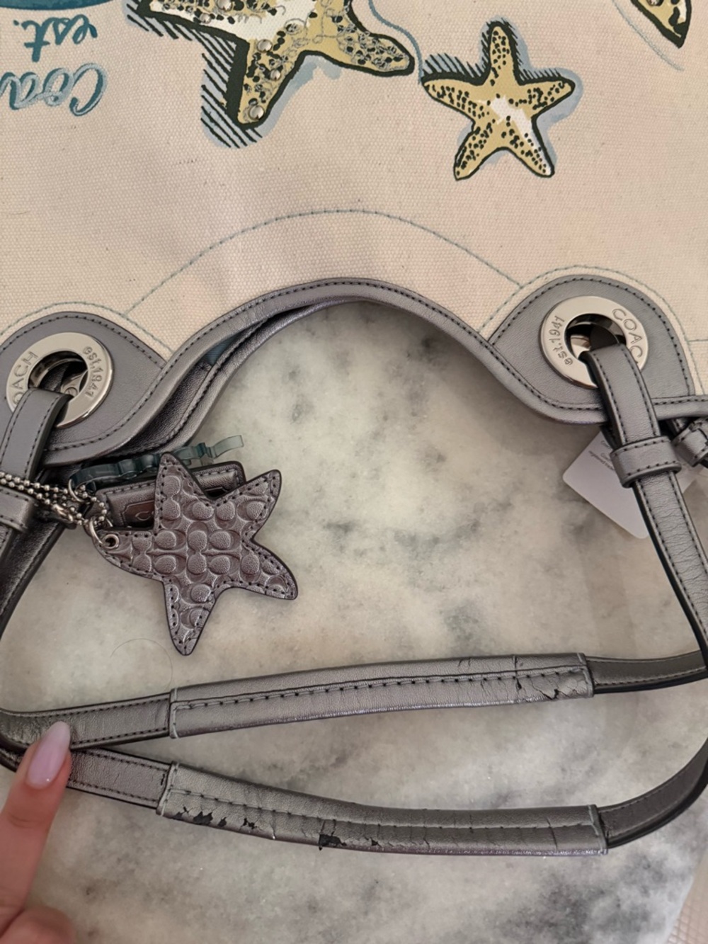 NWT Coach Beach Star Tote - Picture 12 of 12